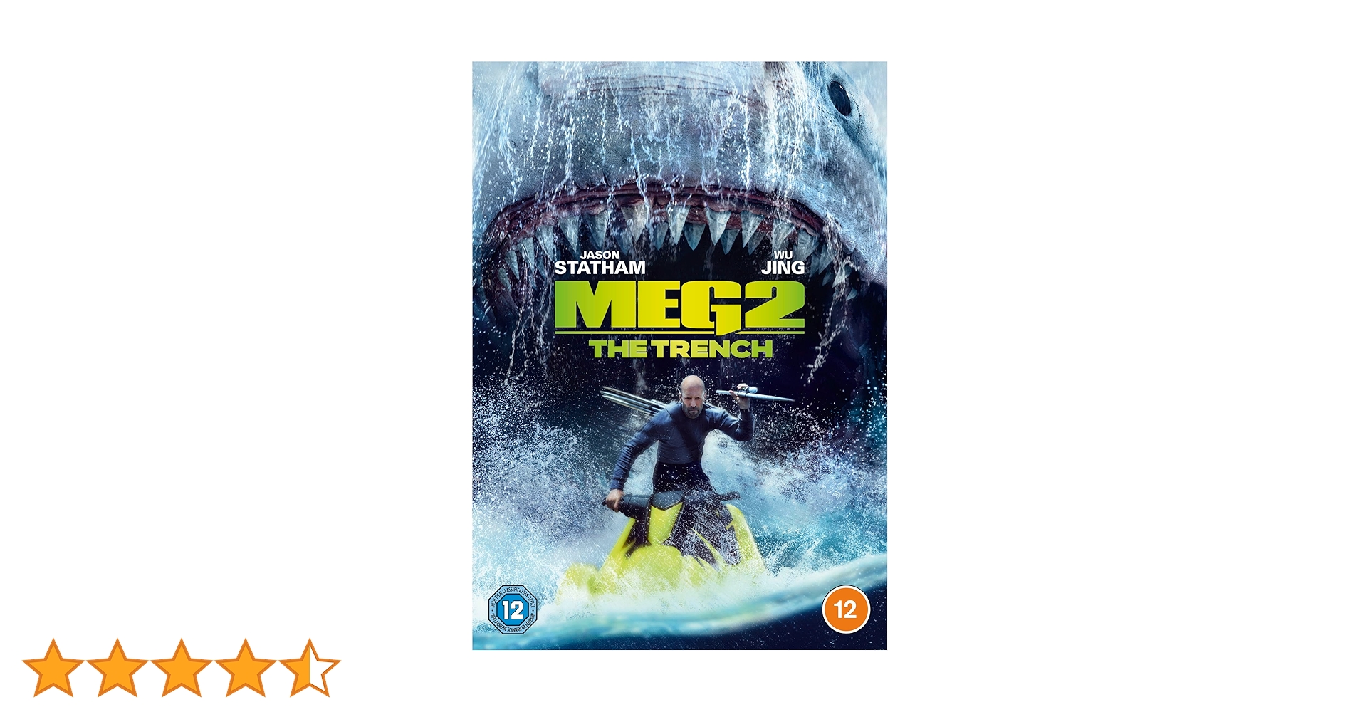 Meg 2 - The Trench (Meg 2: Głębia) [DVD] (Brak polskiej